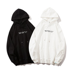 Hip Hop Butterfly Hoodie Sweatshirt Men Harajuku Streetwear Hooded Pullover Cotton Autumn Loose Hoodie Black Clothes